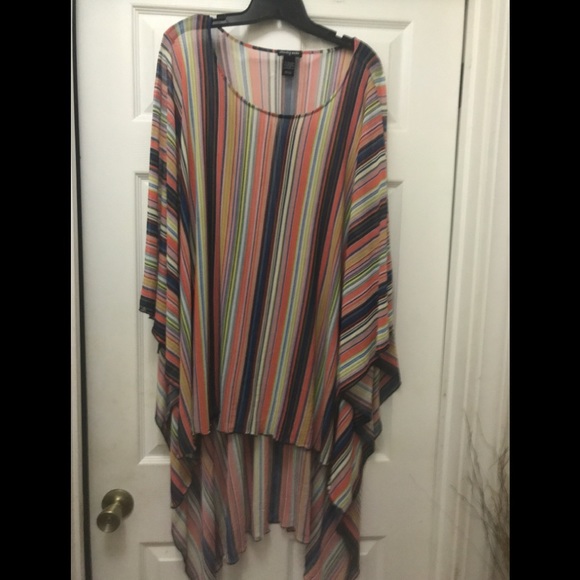 cha cha vente Tops - High-Low stripe top